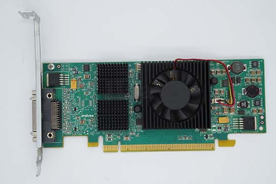 Matrox 迈创 QID-E128LPA 128MB显示卡 （MP-A2 MP-PCIe-2364芯片）